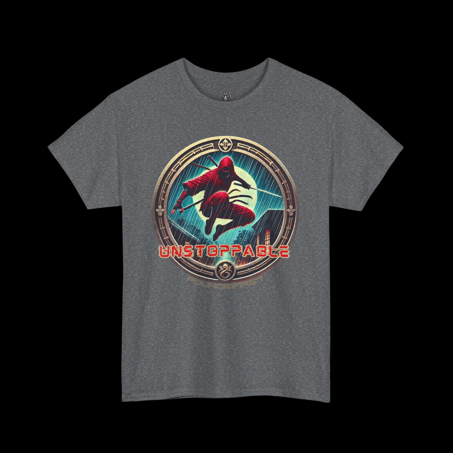 Unstoppable Red Ninja Tee – Awaken the Warrior Within