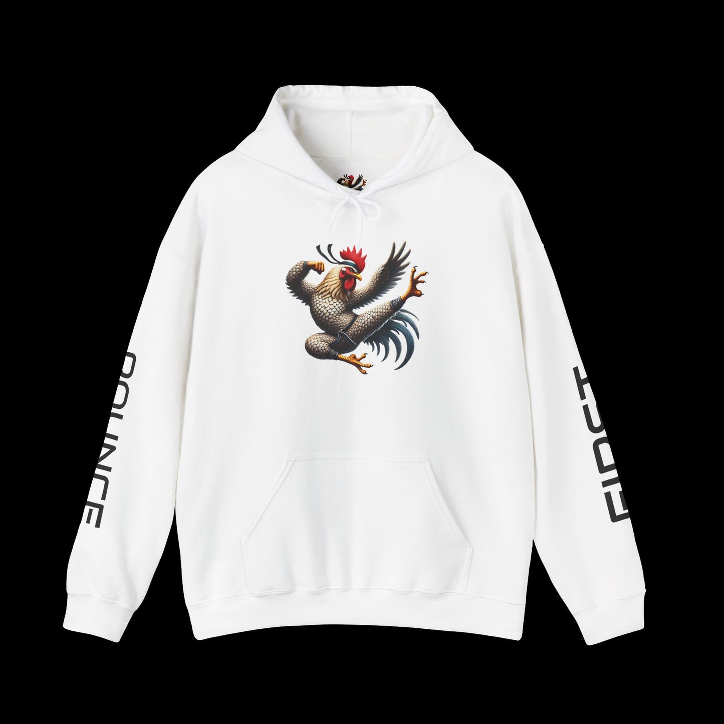 Kung Fu Chicken Hoodie – Unleash the Feathered Fury