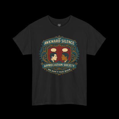 Awkward Silence Appreciation Society Tee - Graphic Crest Shirt