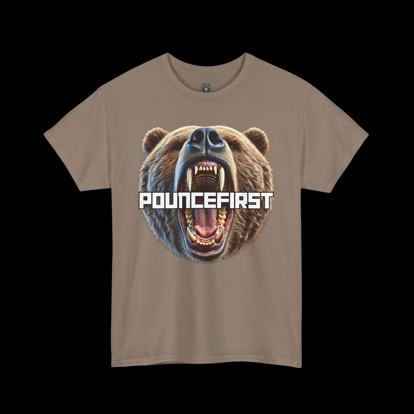 Roaring Bear Tee – Fierce Bear Graphic T-Shirt