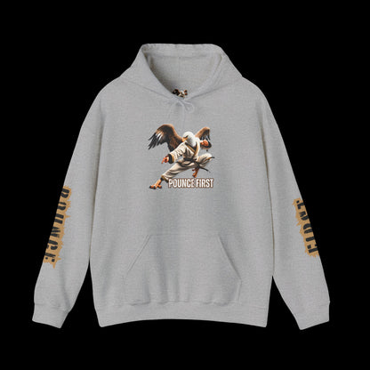 Kickboxing Bald Eagle Hoodie - Defender of Greatness