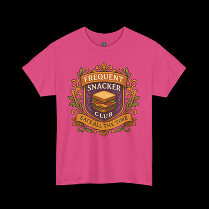 Frequent Snackers Club Tee - Graphic Crest Shirt