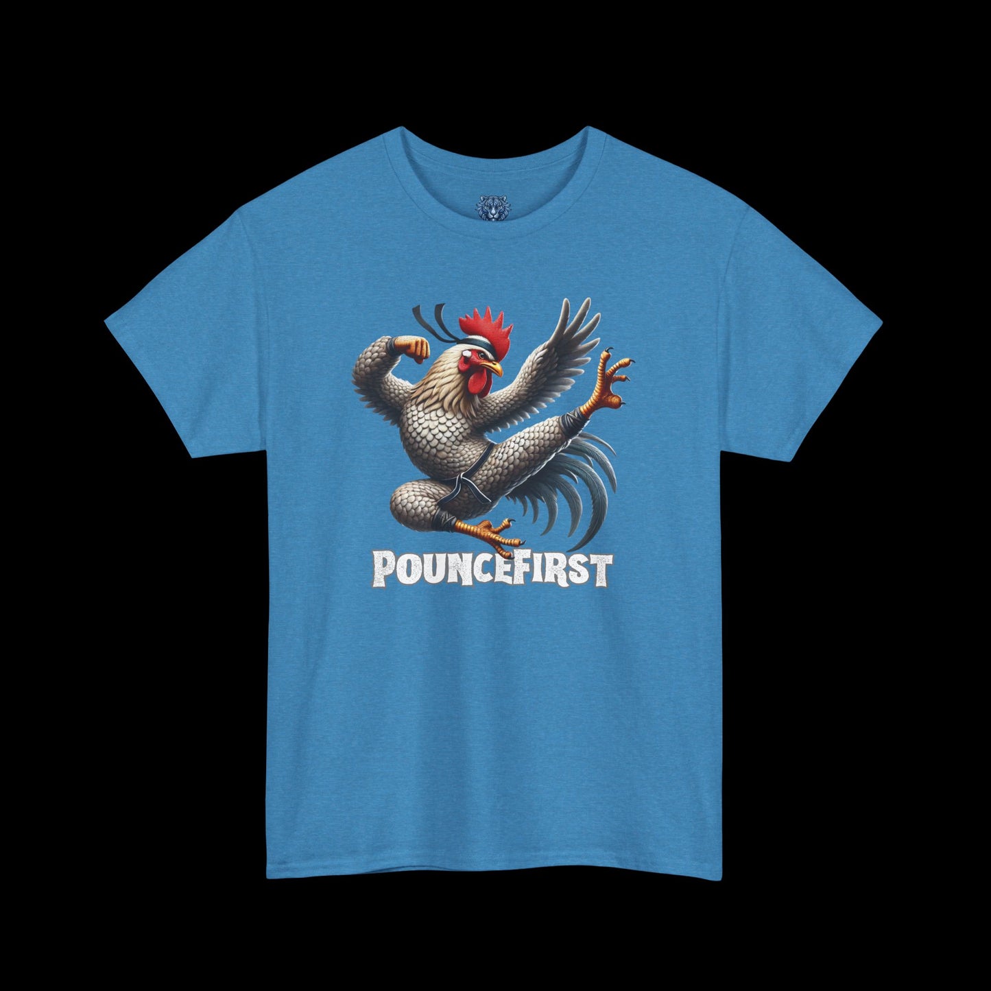 Kung Fu Chicken Tee – Fierce Martial Arts Chicken Graphic T-Shirt