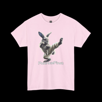 Kung Fu Rabbit Graphic Tee – Fierce Martial Arts Rabbit Shirt