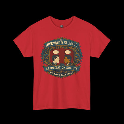 Awkward Silence Appreciation Society Tee - Graphic Crest Shirt