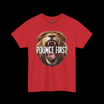 Lion Breath Roaring Graphic Tee – Bold Lion Design Shirt