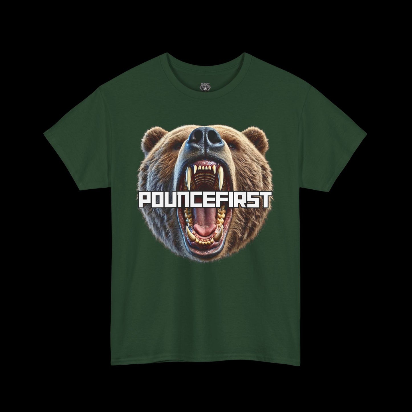 Roaring Bear Tee – Fierce Bear Graphic T-Shirt