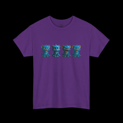 Baby Blue Tiger Cub Tee - The Many Faces of Baby Pounce