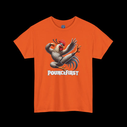 Kung Fu Chicken Tee – Fierce Martial Arts Chicken Graphic T-Shirt