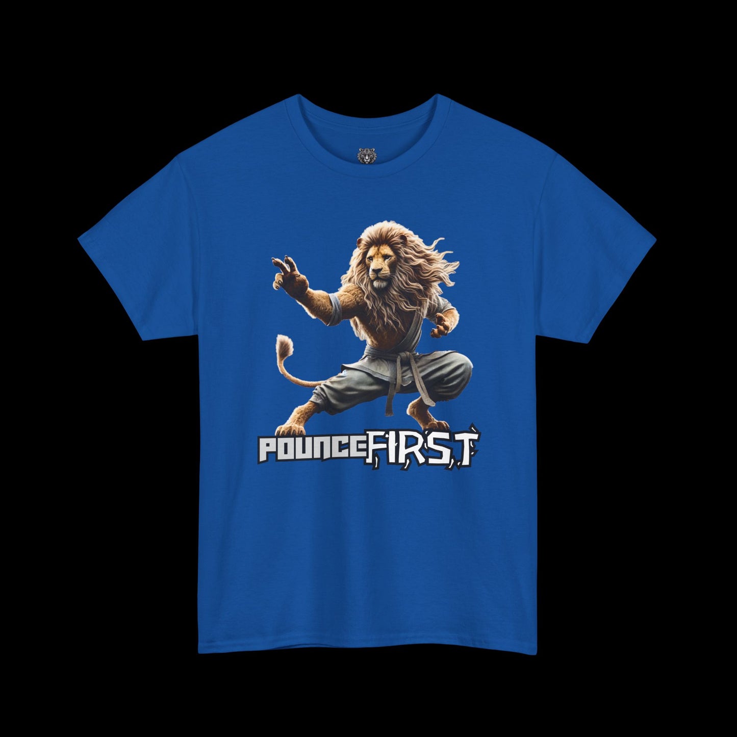 Karate Lion Tee – Fierce Lion Graphic T-Shirt