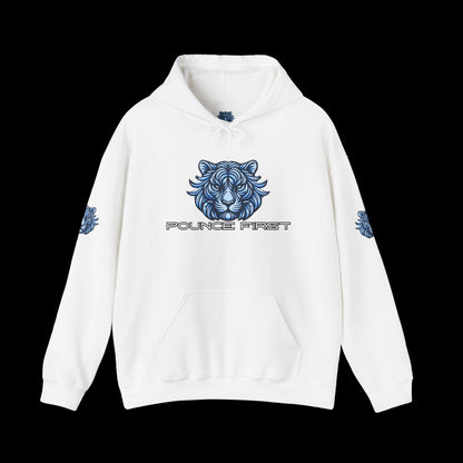 Pounce First Blue Tiger Hoodie – Wear the Power of the Tiger