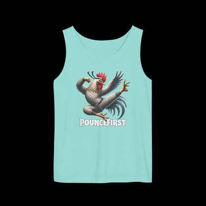 Kung Fu Chicken Tank Top - Lengendary Feathured Fury