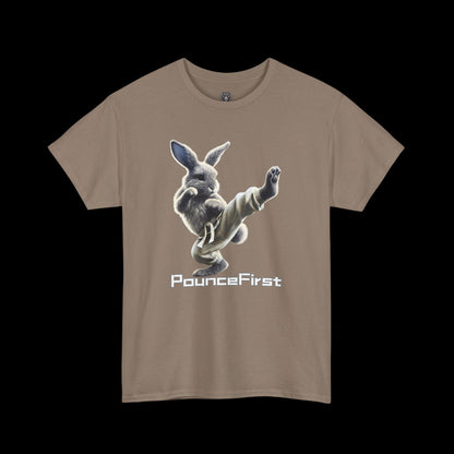 Kung Fu Rabbit Graphic Tee – Fierce Martial Arts Rabbit Shirt