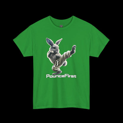 Kung Fu Rabbit Graphic Tee – Fierce Martial Arts Rabbit Shirt