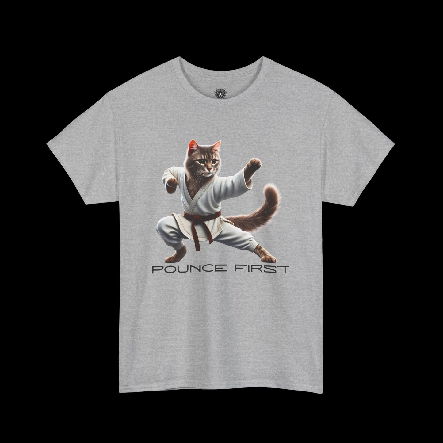 Jiu-Jitsu Cat Tee – Martial Arts Cat Graphic T-Shirt