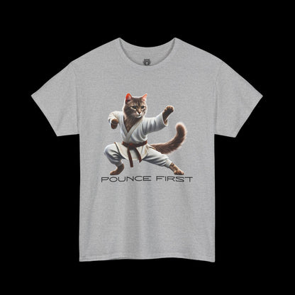 Jiu-Jitsu Cat Tee – Martial Arts Cat Graphic T-Shirt