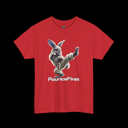 Kung Fu Rabbit Graphic Tee – Fierce Martial Arts Rabbit Shirt