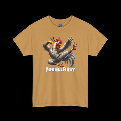 Kung Fu Chicken Tee – Fierce Martial Arts Chicken Graphic T-Shirt