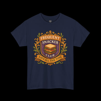 Frequent Snackers Club Tee - Graphic Crest Shirt