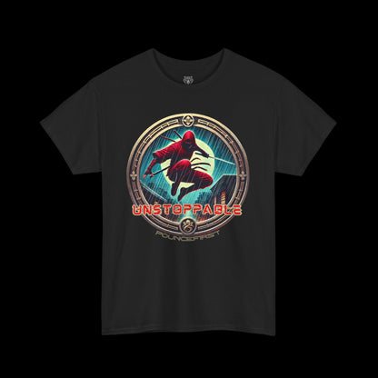 Unstoppable Red Ninja Tee – Awaken the Warrior Within
