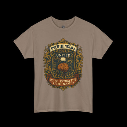 Overthinkers United Tee - Unisex Heavy Cotton Shirt