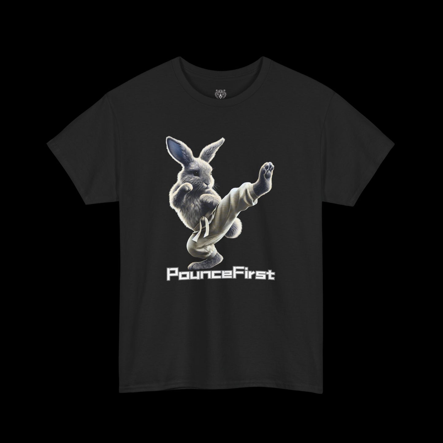 Kung Fu Rabbit Graphic Tee – Fierce Martial Arts Rabbit Shirt