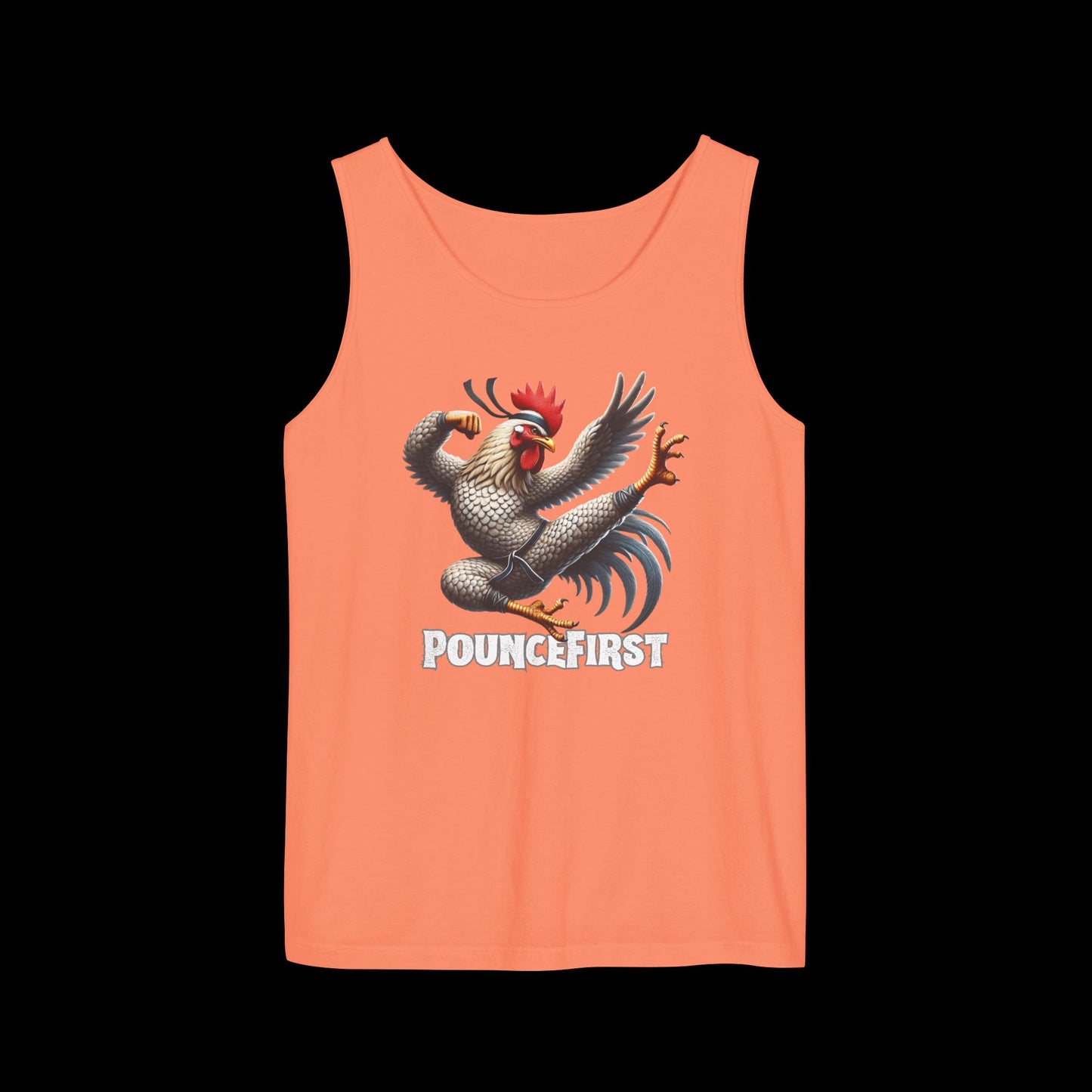 Kung Fu Chicken Tank Top - Lengendary Feathured Fury