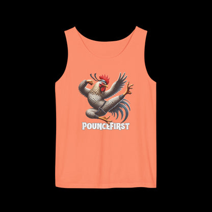 Kung Fu Chicken Tank Top - Lengendary Feathured Fury