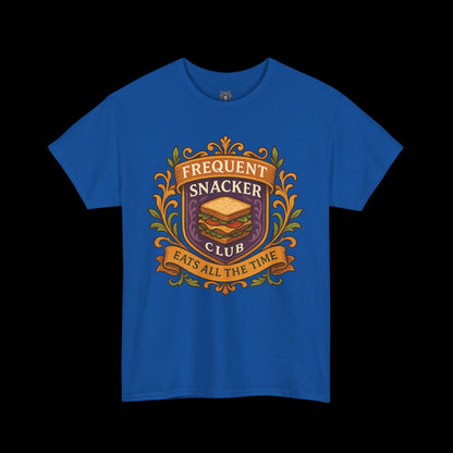 Frequent Snackers Club Tee - Graphic Crest Shirt