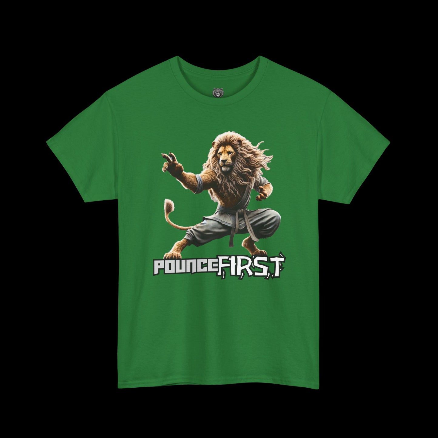 Karate Lion Tee – Fierce Lion Graphic T-Shirt