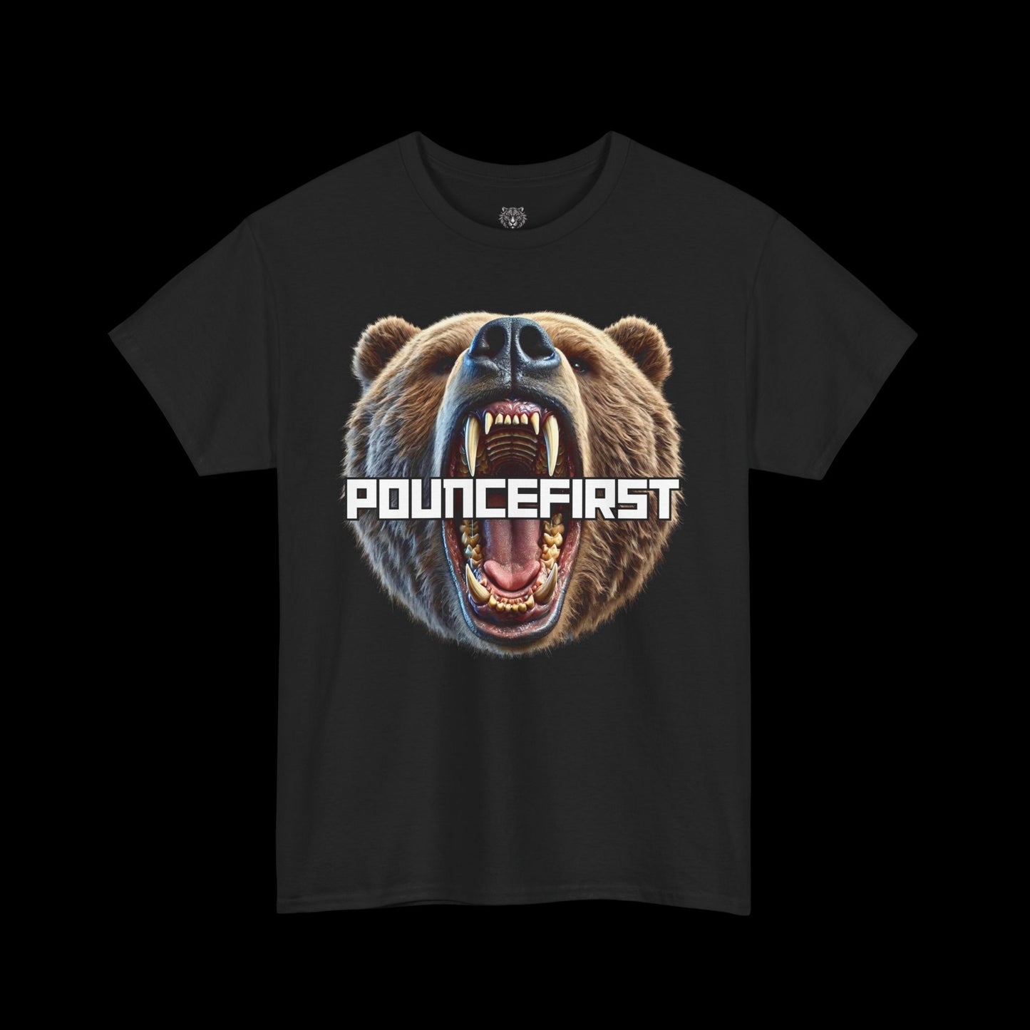 Roaring Bear Tee – Fierce Bear Graphic T-Shirt