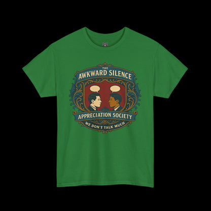 Awkward Silence Appreciation Society Tee - Graphic Crest Shirt