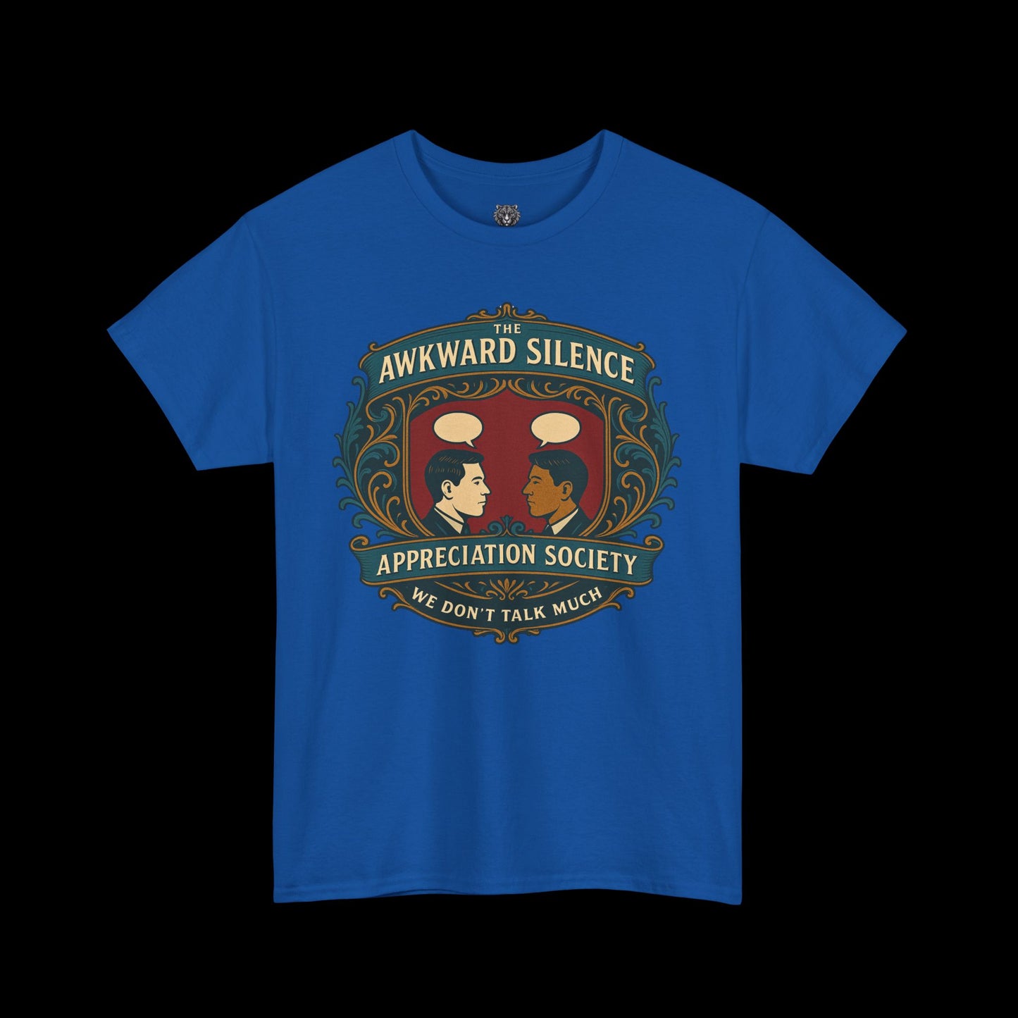 Awkward Silence Appreciation Society Tee - Graphic Crest Shirt