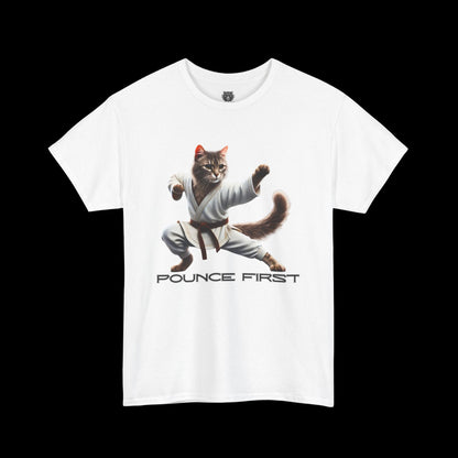 Jiu-Jitsu Cat Tee – Martial Arts Cat Graphic T-Shirt