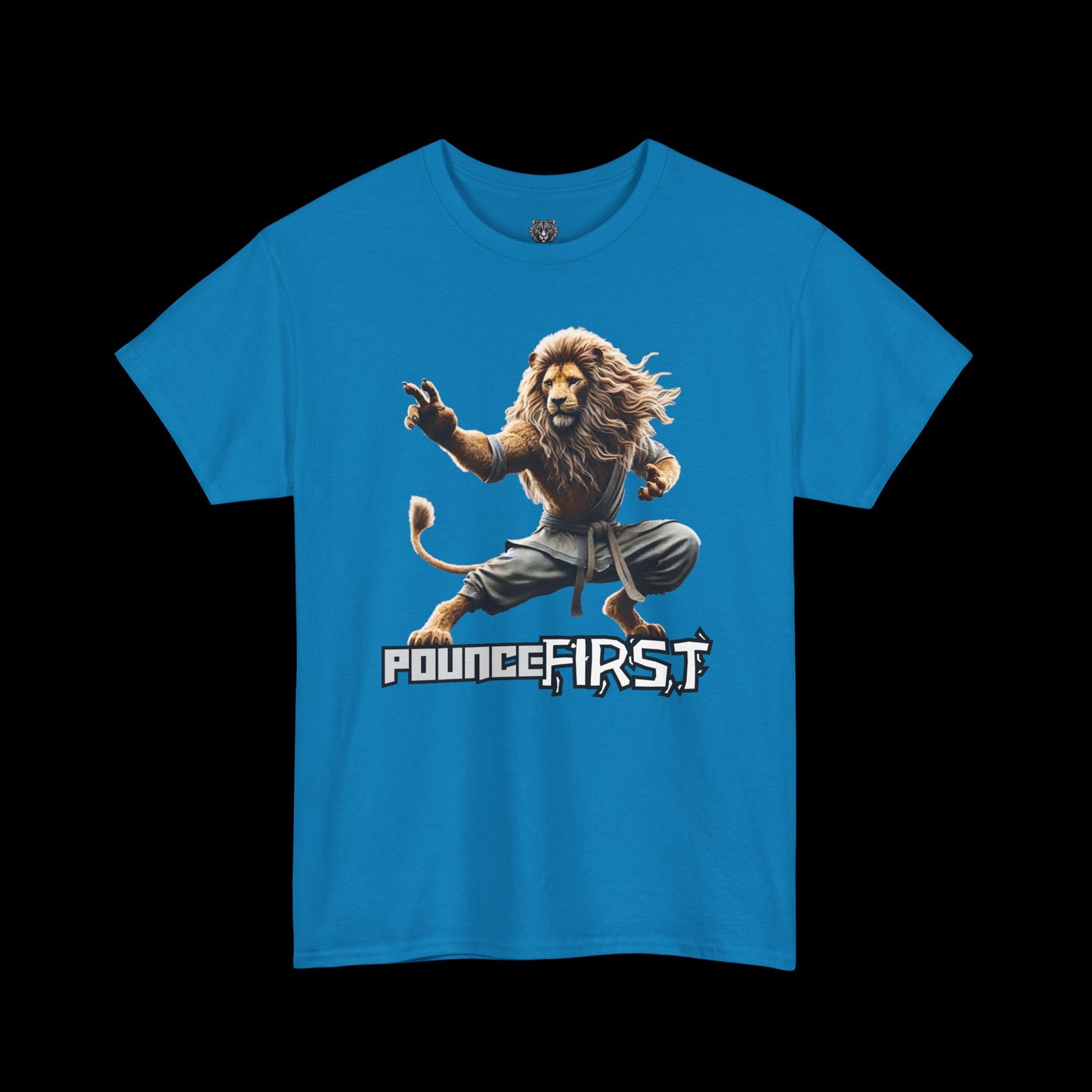 Karate Lion Tee – Fierce Lion Graphic T-Shirt