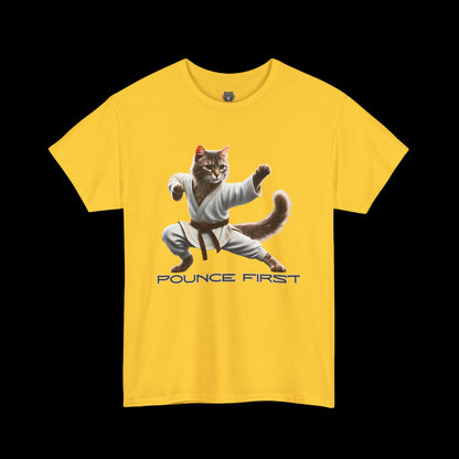 Jiu-Jitsu Cat Tee – Martial Arts Cat Graphic T-Shirt