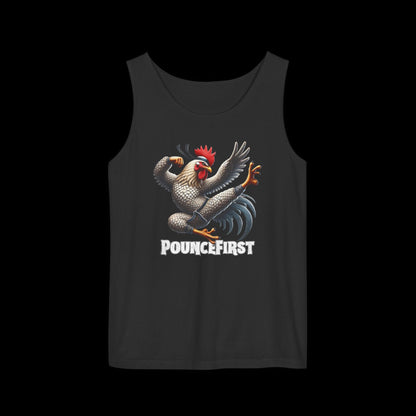 Kung Fu Chicken Tank Top - Lengendary Feathured Fury