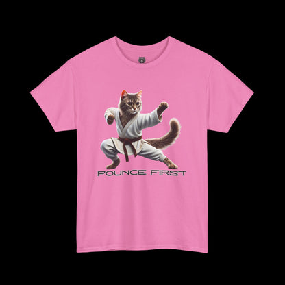 Jiu-Jitsu Cat Tee – Martial Arts Cat Graphic T-Shirt