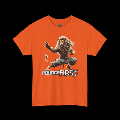 Karate Lion Tee – Fierce Lion Graphic T-Shirt