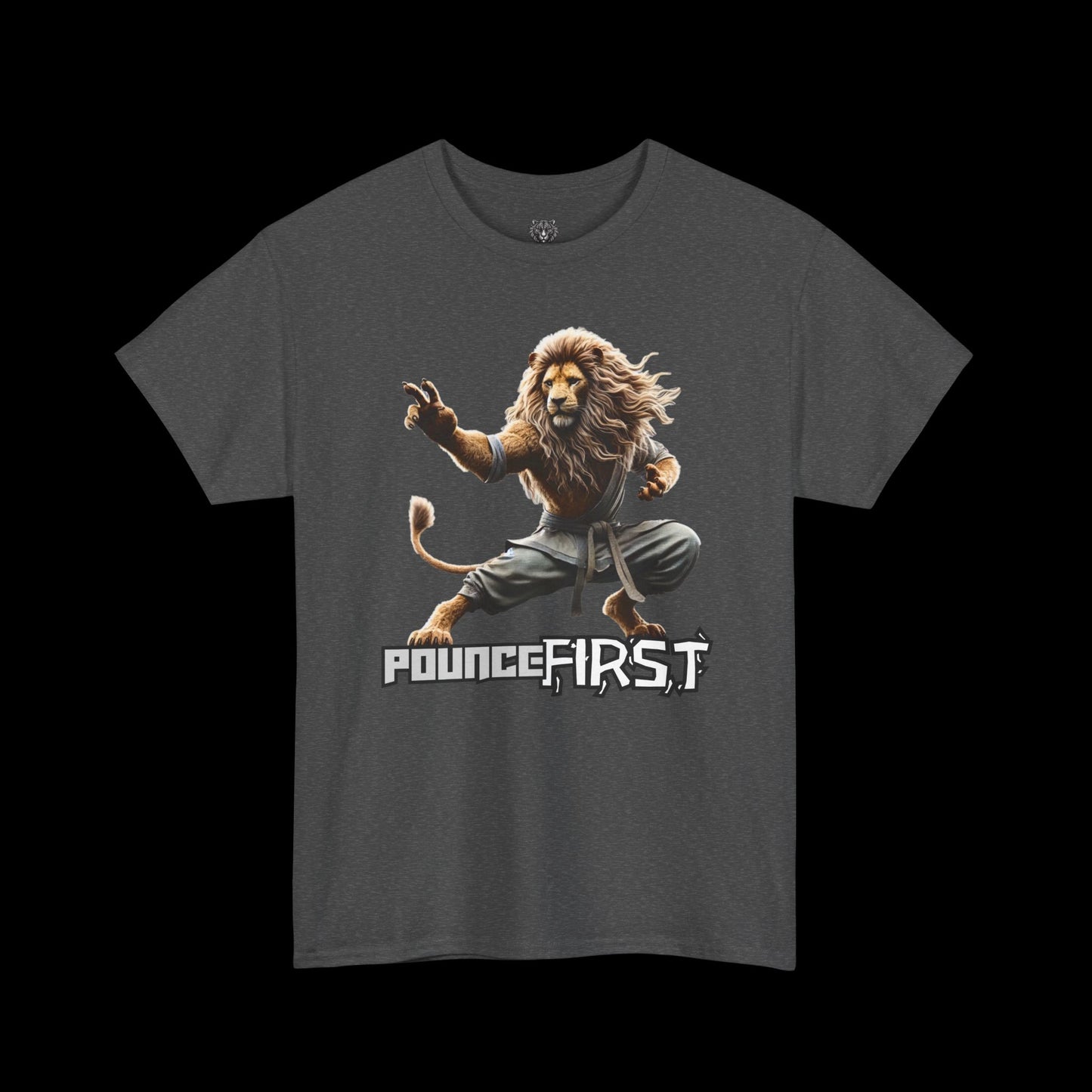 Karate Lion Tee – Fierce Lion Graphic T-Shirt