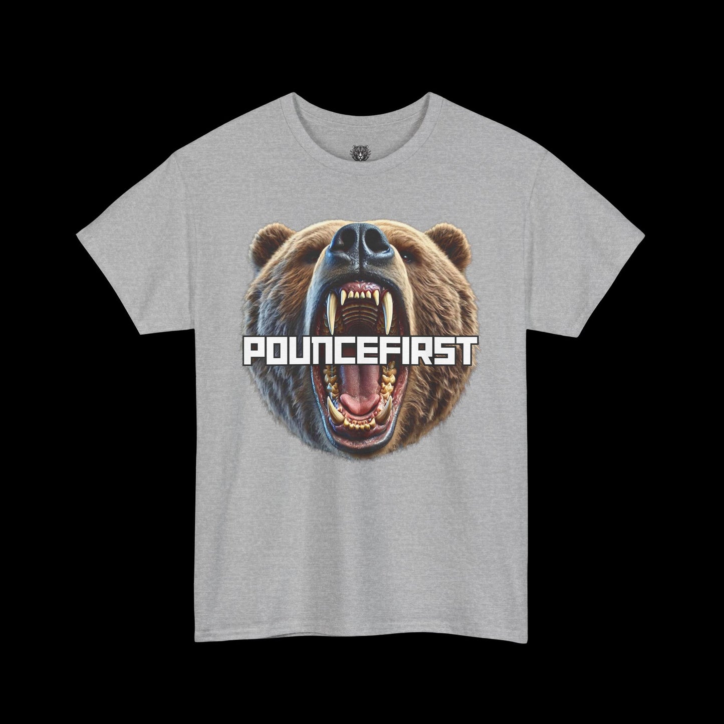 Roaring Bear Tee – Fierce Bear Graphic T-Shirt