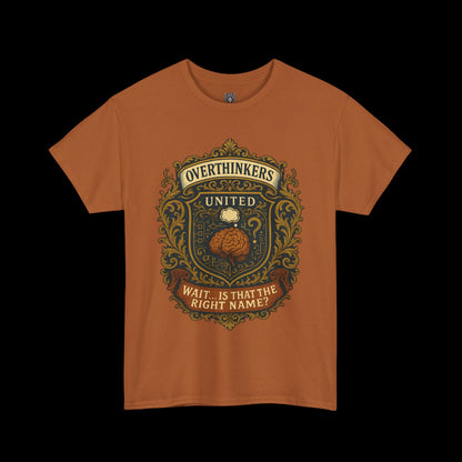 Overthinkers United Tee - Unisex Heavy Cotton Shirt