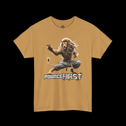 Karate Lion Tee – Fierce Lion Graphic T-Shirt