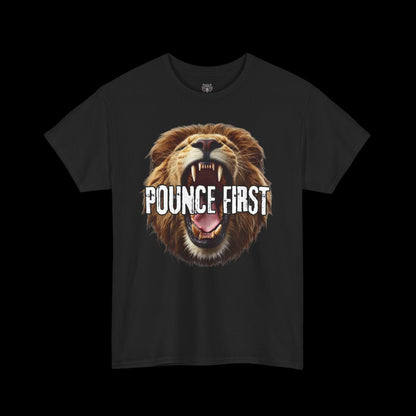 Lion Breath Roaring Graphic Tee – Bold Lion Design Shirt