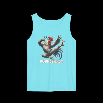 Kung Fu Chicken Tank Top - Lengendary Feathured Fury