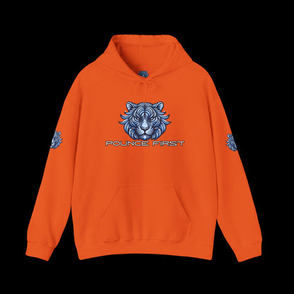 Pounce First Blue Tiger Hoodie – Wear the Power of the Tiger