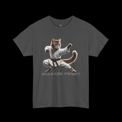 Jiu-Jitsu Cat Tee – Martial Arts Cat Graphic T-Shirt