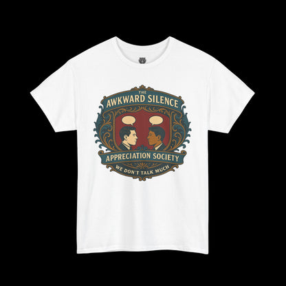 Awkward Silence Appreciation Society Tee - Graphic Crest Shirt