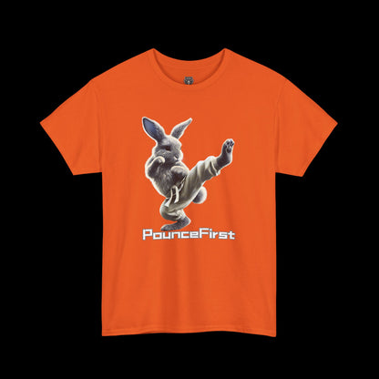 Kung Fu Rabbit Graphic Tee – Fierce Martial Arts Rabbit Shirt