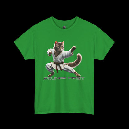 Jiu-Jitsu Cat Tee – Martial Arts Cat Graphic T-Shirt